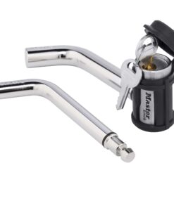 Alternative view of Master Lock Receiver Lock, 1/2 in. and 5/8 in. Swivel Head Receiver Locks, Weather Resistant Automotive Receiver Lock with Keys
