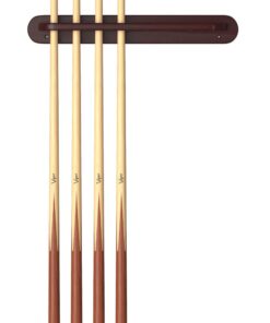 Viper 2-Piece Traditional Wall Mounted Solid Oak Billiard/Pool Cue Rack, Holds 8 Cues Mahogany 16 619TRnCGklL