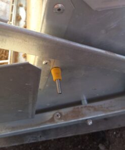 Grandpa's Feeders Automatic Chicken Feeder - Sturdy Galvanized Steel Poultry Feeders - No Spill with Weatherproof Lid - Standard Size for 6-12 Chickens 10 Days (20lb Feed) Silver 14 lb 30 619TrHiJSML