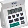 FMP Digital 4 Channel Commercial Kitchen Countdown Timer, Water Resistant, 7-inch Height, White 7-inch H