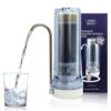 APEX MR-1050 Countertop Water Filter, 5 Stage Mineral pH Alkaline Easy Install Faucet Water Filter - Reduces Heavy Metals, Bad Taste and Up to 99% of Chlorine - Clear 37 619V6ekdXkL