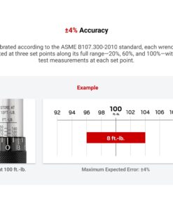 TEKTON 1/2 Inch Drive Micrometer Torque Wrench (10-150 ft.-lb.) | 24335 1/2 Inch Drive (10-150 ft.-lb.) 10-150 ft.-lb. 43 619WZuU0AqL