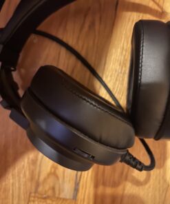 Bloody G528C Wired RGB Gaming Headset, 7.1 Virtual Surround Sound, Noise Cancelling Microphone with Braided USB Cable, On-Ear Volume Control for FPS MMO Games 24 619XIHjIbiL