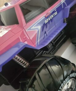 Ruko 1601AMP3 Amphibious RC Truck for Girls, IPX6 Warterproof Monster Truck, 1:10 Large Remote Control Car for All Terrain, 2 Rechargeable Batteries for 50 Min Fun Time, Gifts for Kids Pink 32 619XKiW4J6L