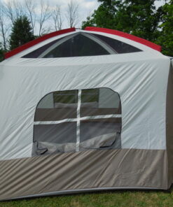 Wenzel Klondike 8 Person Water Resistant Tent with Convertible Screen Room for Family Camping Grey/Taupe 64 619XlxNtlKL