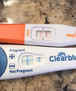 Clearblue Rapid Detection Pregnancy Test, Home Pregnancy Kit, 3 Count 3 Count (Pack of 1) 42 619YCHkp4xL