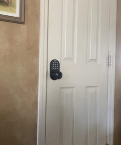 MiLocks TKK-02OB Digital Door Knob Handle Lock with Electronic Keypad - Keyless Entry Smart Door Lock with Adjustable Latch Locks, Audible Tones for Interior Front Doors & More, Oil Rubbed Bronze 21 619YibDQCL