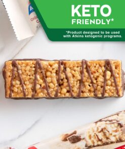 Atkins Chocolate Almond Caramel Bar, Keto-Friendly, Gluten Free with Real Almond Butter, 5 Count (Pack of 1) 5 Count (Pack of 1) 11 619ZkNfv0IL