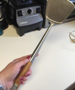 TableCraft Bamboo Handle Wok Spatula, 14.5-Inch 19 619b2vM0MfL