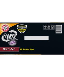 Arm Hammer Clump Seal Litter Multi-Cat Complete Odor Sealing Clumping Clay Cat Litter, 28lb 34 619bO9RWGaL