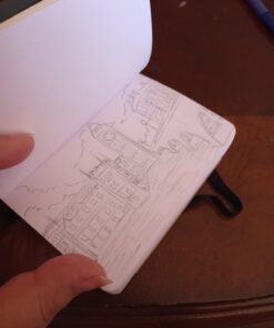 Pentalic 3" x 4" Pocket Sketchbook Traveler Journal, 160 Pages, Black 3-inch x 4-inch, Black Sketch/Blank 42 619bVoWiV8L