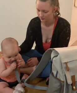 Diaper Bag Backpack Frank Mully Large Multifunction Travel Baby Bag for Mom Dad Cream White 31 619bbBOveuL