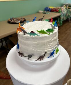 82 Piece Mini Dinosaur Toy Set for Dino Party Favor Supplies Birthday Cupcake Toppers - Assorted Vinyl Plastic Figure Toys for Kids Toddler Pinata Filler School Carnival Prize Bulk Goodie Bag Stuffers 40 619cAcTiDML