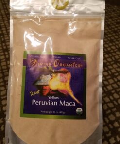 Divine Organics, 16oz Maca Powder - Certified Organic - Raw, Vegan, Anti-Oxidizing, Gluten Free - Yellow Peruvian Maca Root 16 619cCN6iV L