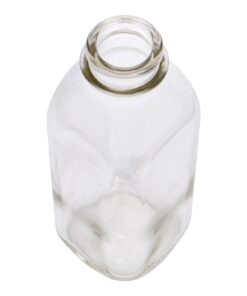 Alternative view of Radiant Day Co. Glass Milk Bottle with Extra Lids - Set of 2 - USA Made 33.8 Oz Jug - Thick Durable Milk Bottle Larger than 1 Quart 33.8 Oz.