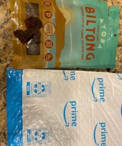 Ayoba Traditional Grass Fed Beef Biltong Slices (4 Ounce, Pack of 1) Keto Friendly Air-Dried Grass Fed Beef Paleo Snacks - Gluten Free, Whole 30 Approved, No Sugar, No Carb Meat Snacks 4.00 Ounce (Pack of 1) 26 619deU5dm9L