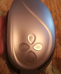 RENPHO Eyeris 2 Extended - Eye Massager with Heating Pad for Migraines, Heated Eye Mask for Relax, Eye Care, Face Massager for Eye Strain Eye Bags Dry Eyes, Improve Sleep, Ideal Birthday Gift Sliver 53 619djIwVkhL