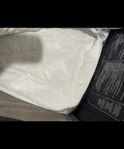 Pack N Play Mattress Protector Pad - Waterproof & Noiseless, Ultra-Soft Breathable Mattress Cover for Pack and Plays, Playards and Mini Cribs, Highly Absorbent Fitted and Dryer Safe Pack N Play 39”x27” (Pack of 1) 32 619eA5zBGpL