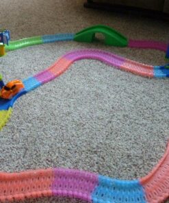 Mindscope Twister Trax Neon Glow in The Dark Track & Accessory Set w/Bridge & Tunnel 51 619eYMblSL