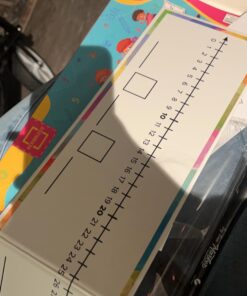 0-100 Dry Erase Number Line Board Double Sided 4 Feet Number Lines for Students with a Red & Black Dry Erase Marker Featuring 0-100 Number Line on One Side and Blank Line on The Reverse Side Set of 1 Board/2 Markers 35 619fvayR0ML