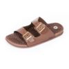 Revs - Shiel & Seva - Women’s Double Strap Reflexology Massage Sandals 6-6.5 Women/5-5.5 Men Seva Brown 15 619guLcP5lL