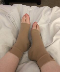 Bitly Plantar Fasciitis for Women & Men Socks Foot & Ankle Compression Sleeve, Nude, M Medium Beige 1 37 619hOZ33e5L
