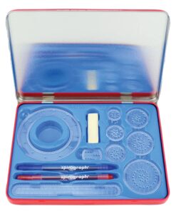 Spirograph Design Set Tin - Spiral Art Kit with Classic Gear Design Kit in a Collectors Tin for Kids Ages 8 and Up 1 Pack (Tin Set) 27 619jUCJsK4S
