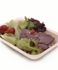 Perfect Stix Perfectware 7-50ct Wooden Disposable Rectangular Plates, 7" (Pack of 50) Pack of 50 Natural 5 619jcyYpv L