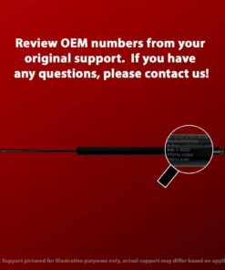 Alternative view of Lift Supports Depot Qty (2) Fits Nissan Pathfinder 2005-13 Rear Window