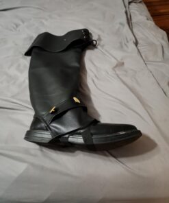 Forum Novelties Adult Pirate Boot Covers Costume Accessory Black 37 619kpZGPgL