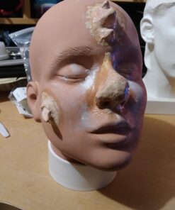 Mehron Makeup Practice Head |Makeup Practice Face| Mannequin Head for Makeup Practice, Special FX, & Face Painting for Students 44 619n5jLZBpL