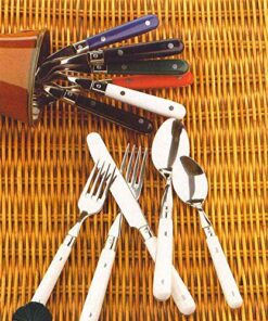 Ginkgo International Le Prix 4-Piece Stainless Steel Hostess Serving Set, Milano Red 3 619oTrqVpL