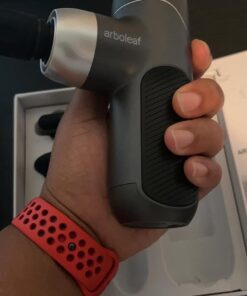 arboleaf Mini Massage Gun Deep Tissue, Muscle Massager for Back Pain Relief, Small Massage Gun Travel Massager Handheld, Quiet Percussion Massager Portable, Whole Body- FSA and HSA Eligible Grey-1 38 619objyhBsL
