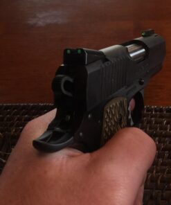 TRUGLO TFO Tritium & Fiber-Optic Sight Durable Snag-Resistant Glowing Night Sight, Compatible with Kimber 1911 Models with Fixed Rear Sight (Excluding Micro Series) Green Rear Sight 36 619pOZYyBvL