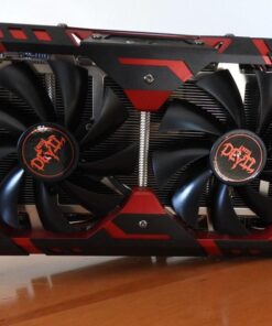 PowerColor AMD Radeon RED DRAGON RX 580 8GB GDDR5 1 x DL DVI-D / 1 x HDMI / 3 x DisplayPort Graphics Card (AXRX 580 8GBD5-3DHDV2/OC ) 12 619qPxF2BLL
