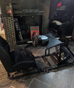 VEVOR Racing Simulator Stand Adjustable Steering Wheel Stand Carbon Steel Racing Wheel Stand fit for Logitech G25, G27, G29, G920, Racing Wheel Gaming Stand, Not Included Wheel,Pedals and Chair Black 60 619qpSm584L