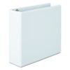 Wilson Jones 3 Inch 3 Ring Binder, Basic Round Ring View Binder, White (W362-49W) 1 Binder 46 619rbonsj1L