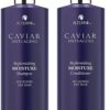 Alterna Caviar Anti-Aging Replenishing Moisture Hair Care Shampoo & Conditioner Set 1.03 Pound (Pack of 2)