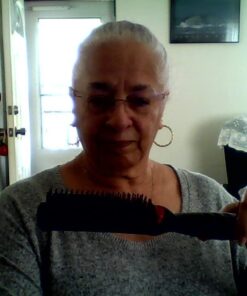 Revlon Hair Straightening and Styling Brush | Great for Second Day Styling (4-1/2 in) 49 619tWEPjfcL