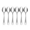 Oneida Flatware Flight, Teaspoons, Stainless Steel, Set of 6 Teaspoons, Set of 6 69 619uGZpcjkL