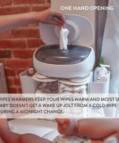 Alternative view of Prince Lionheart EVO Wipes Warmer - Baby Wipe Warmer Dispenser with Glow Nightlight - Baby Essentials, Patented Everfresh System of Bottom Heating, Modern Design, Large Baby Wipe Warmer Capacity 1x EVO Wipes Warmer