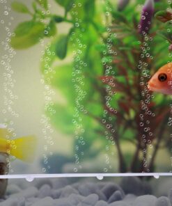 Aquarium Fish Tank Air Curtain Bar Bubble Release Bar Diffuser Plastic Made Transparent Color 10 619vvUSVi6L
