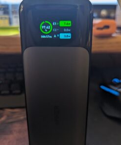 Anker Power Bank, 24,000mAh 3-Port Portable Charger with 140W Output, Smart Digital Display, Compatible with iPhone 15/15 Plus/15 Pro/15 Pro Max, iPhone 14/13 Series, Samsung, MacBook, Dell, AirPods 67 619x0iz1qsL