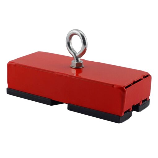 Master Magnetics Powerful Retrieving and Holding Magnet, Fishing Magnet with Eyebolt, Nut and Magnetic Shield, 07542