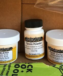 Oxalis Supply NC-XSLI-LR2B Wine Tannin 1 oz, Pectic Enzyme 1 oz, Acid Blend 2 oz Bundle Multicolor 6 619xqRp 1AL