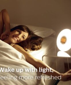 Alternative view of Philips SmartSleep Wake-Up Light Therapy Alarm Clock with Sunrise Simulation, White, HF3500/60
