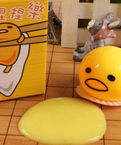 Cute Yellow Round Sucking & Vomiting Lazy Egg Yolk Vent Stress Tricky Game Relief Toys by Juicart 15 619yJeRQL