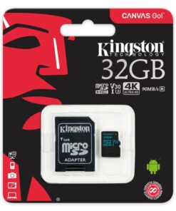 Kingston Canvas Go! 32GB microSDHC Class 10 microSD Memory Card UHS-I 90MB/s R Flash Memory Card with Adapter (SDCG2/32GB) 16 619yJiR4qAL