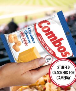 COMBOS Cheddar Cheese Cracker Baked Snacks 6.3-Ounce Bag (Pack of 12) Cracker - Cheddar Cheese 6.3 Ounce (Pack of 12) 11 619yq9omBpL