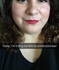 e.l.f. Cosmetics Lip Primer & Plumper, Fuller & Larger Appearance, Cinnamon Scented, No Smudge, All Day Color 15 619zA39COyL